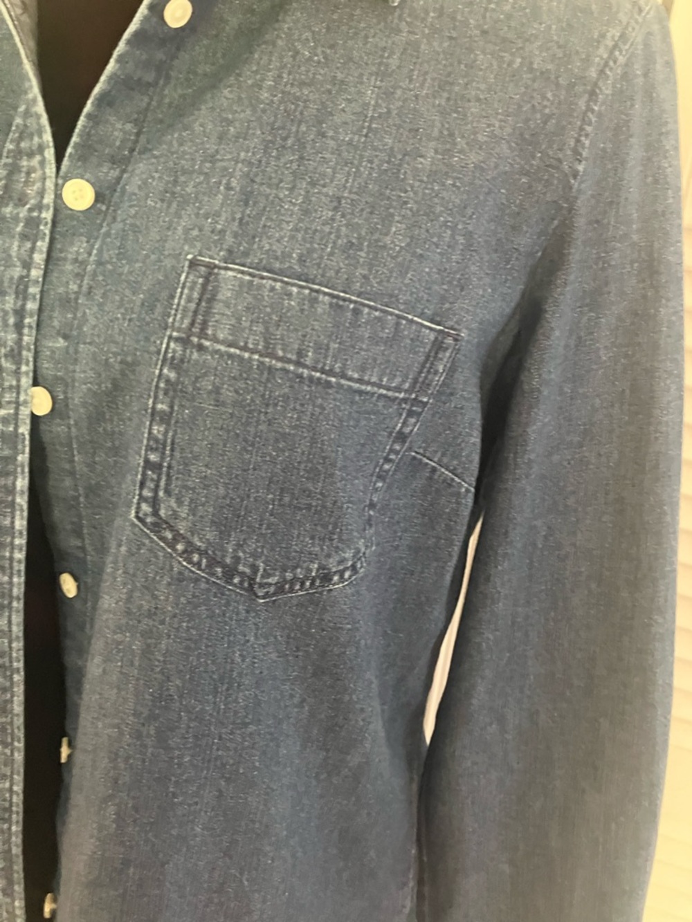 J. Crew Re-Imagined Denim Shirt - Picture 2 of 11